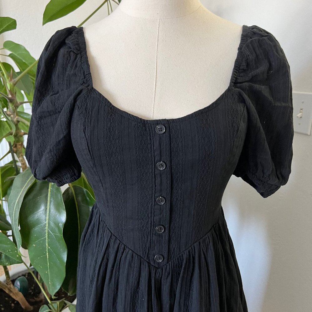 NWT Disturbia Black Midi Dress (Size 2)